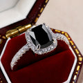 Prsten Midnight Glamour se zirkonem