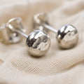 Starožitné boho náušnice Hammered