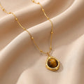 Vintage elegantní přívěsek Tiger's Eye