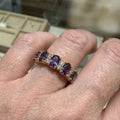 Prsten Orlina Violet s křížkem | Růžové zlato