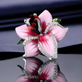 Růžový prsten Orchid Grace